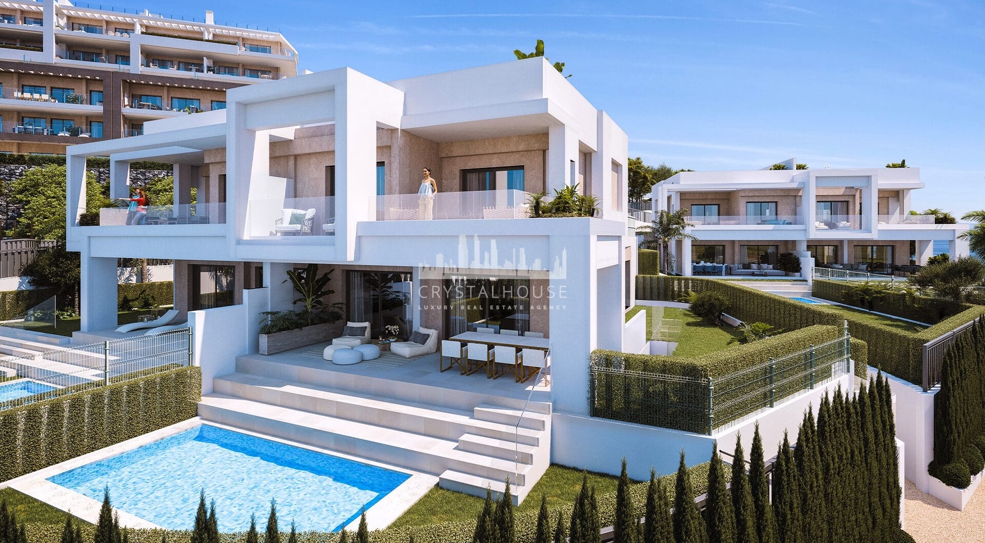 New project in the New Golden Mile with spectacular sea views