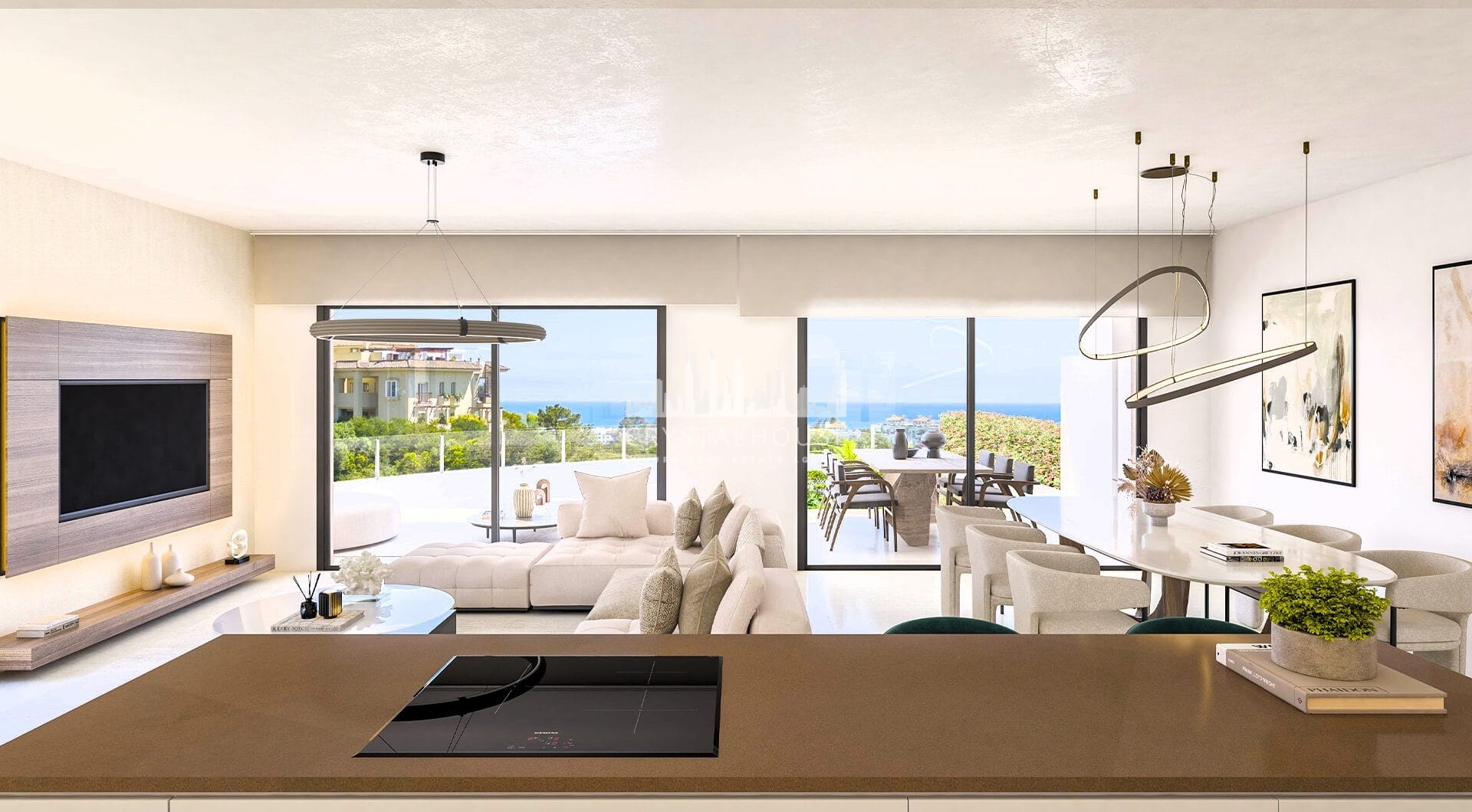 New project in the New Golden Mile with spectacular sea views