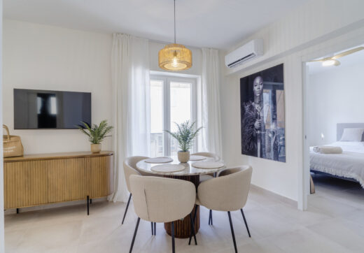 Superb Fully Renovated Three-Bedroom Apartment Steps from Estepona Beach