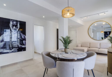 Superb Fully Renovated Three-Bedroom Apartment Steps from Estepona Beach