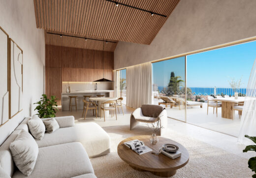 Spectacular penthouse with stunning sea views and private swimming pool