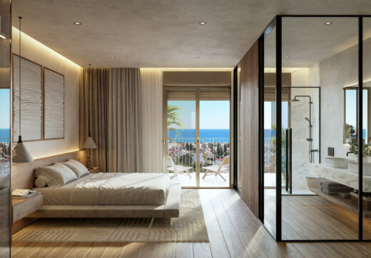 Spectacular penthouse with stunning sea views and private swimming pool