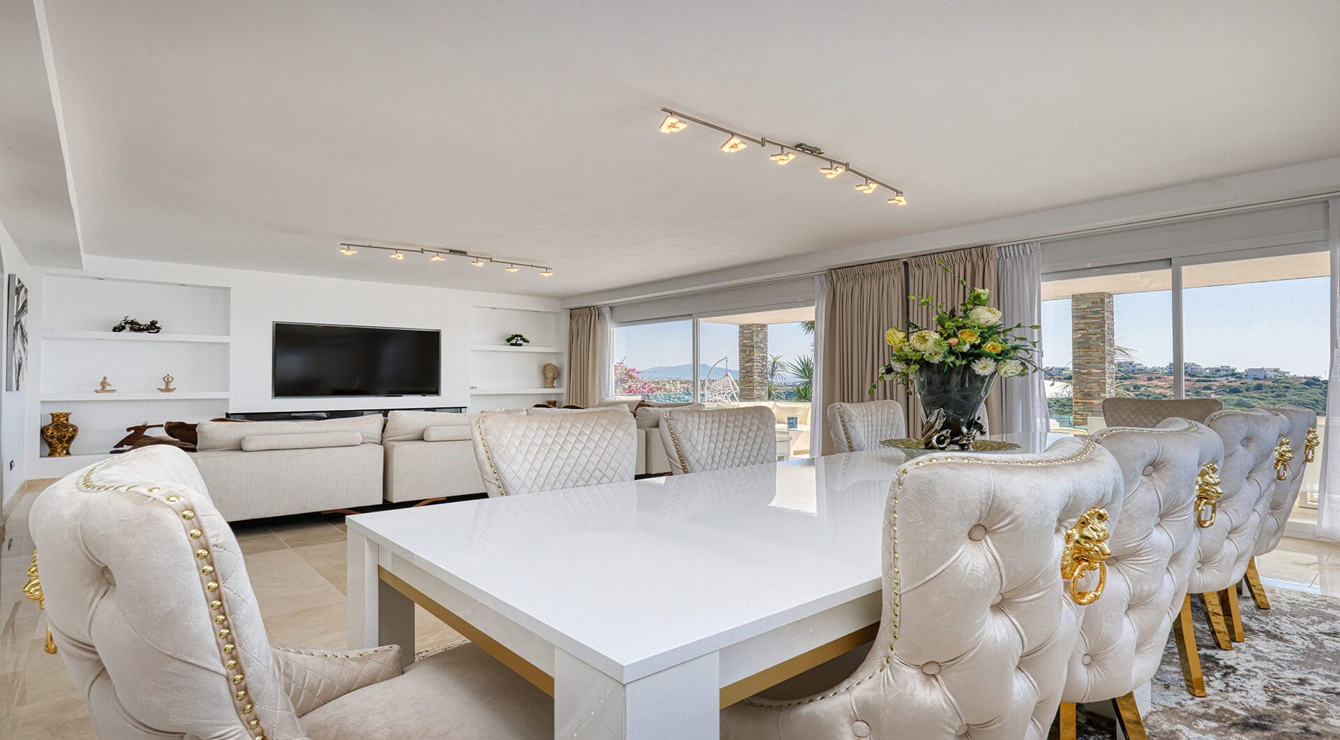 Modern Mediterranean Haven with Infinity Pool &amp; Impressive Panoramic Views