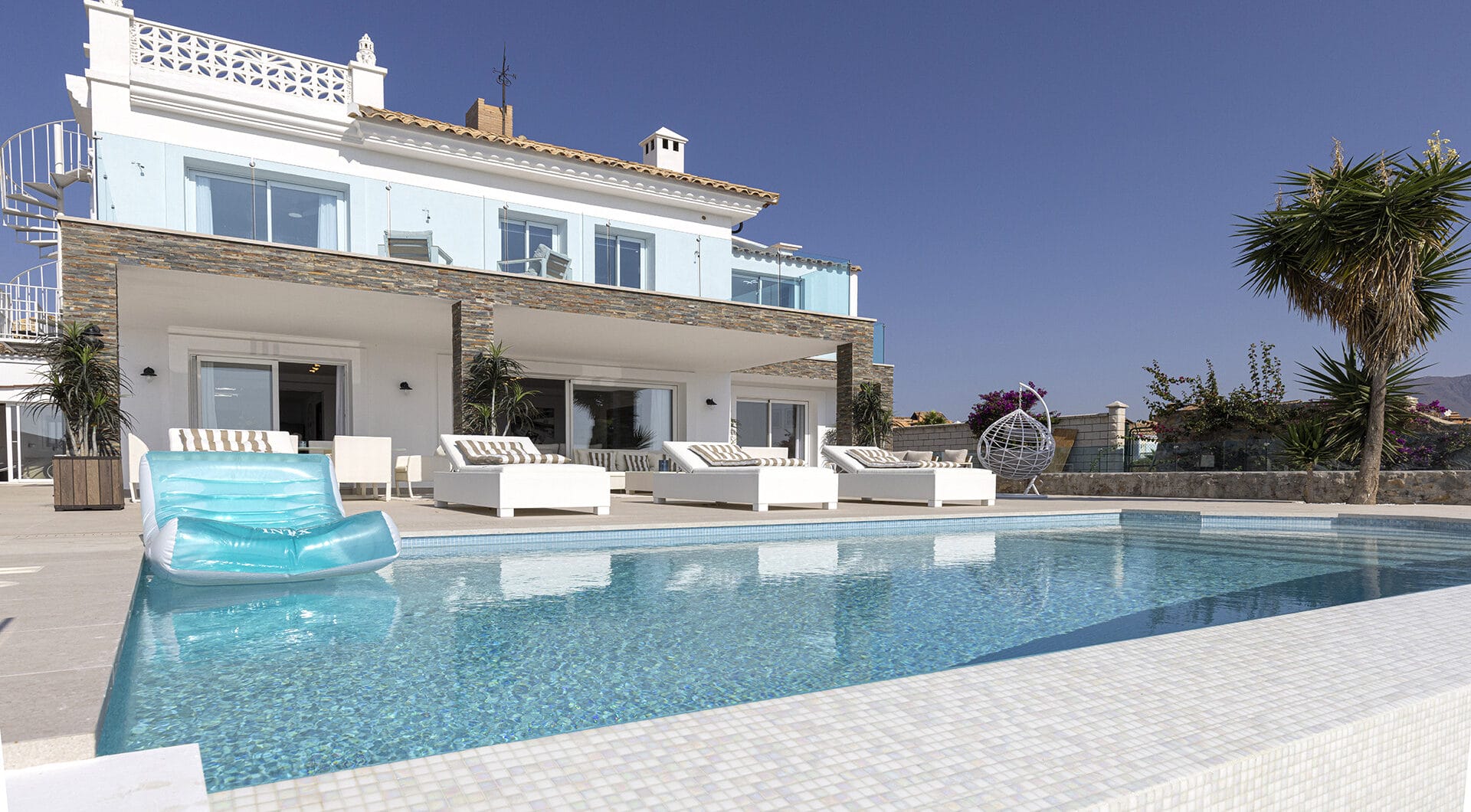 Modern Mediterranean Haven with Infinity Pool &amp; Impressive Panoramic Views