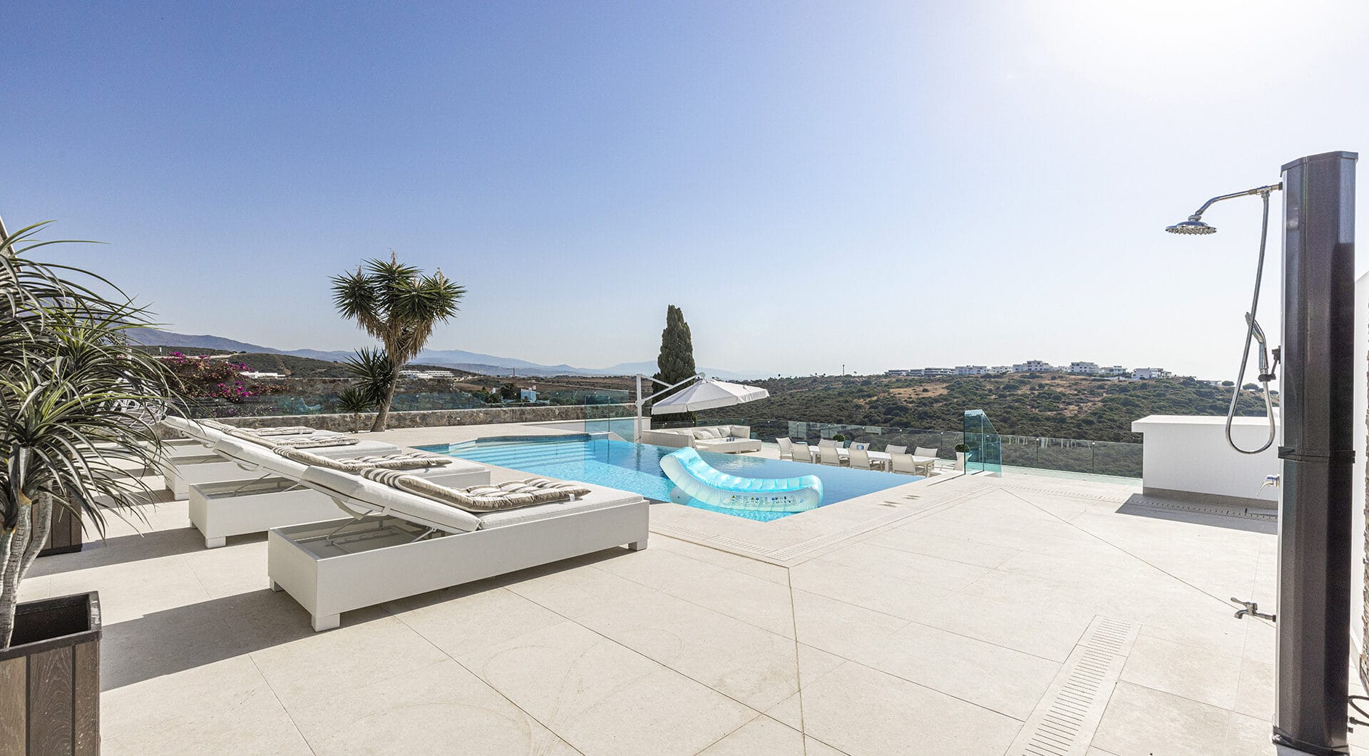 Modern Mediterranean Haven with Infinity Pool &amp; Impressive Panoramic Views