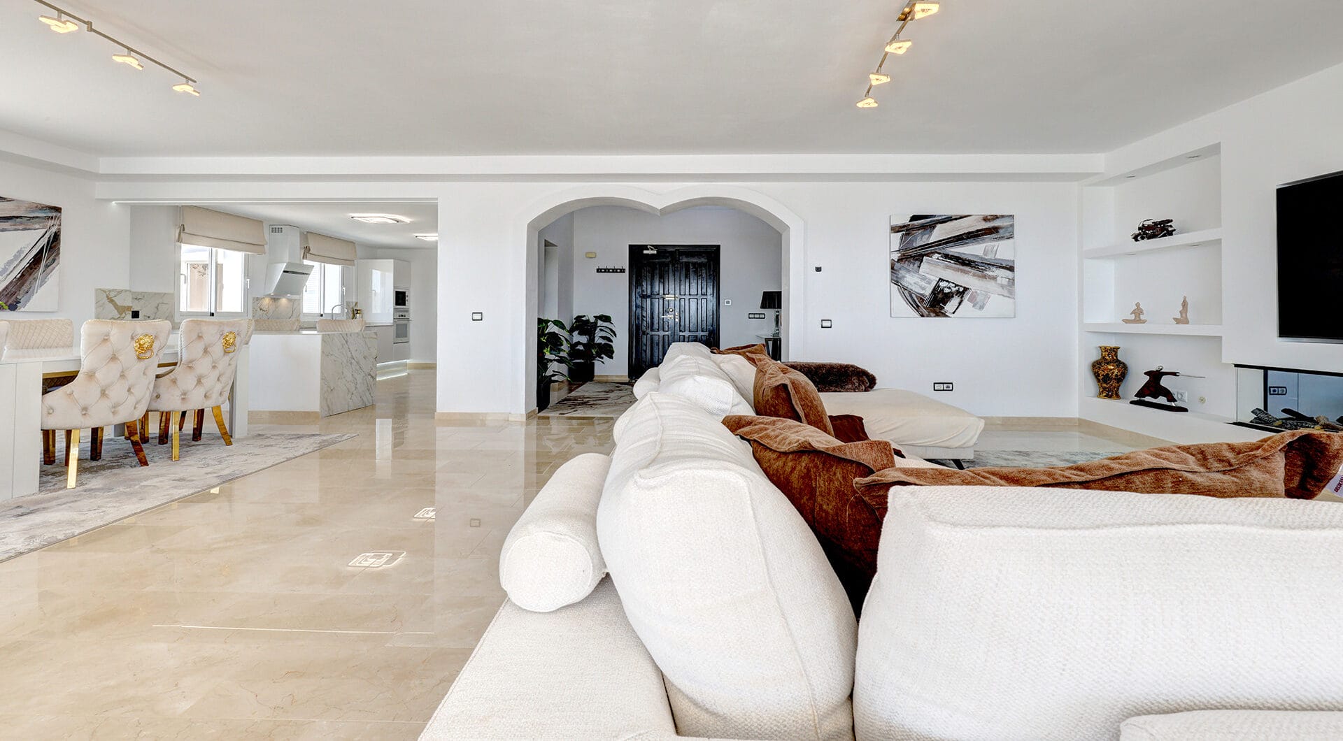 Modern Mediterranean Haven with Infinity Pool &amp; Impressive Panoramic Views