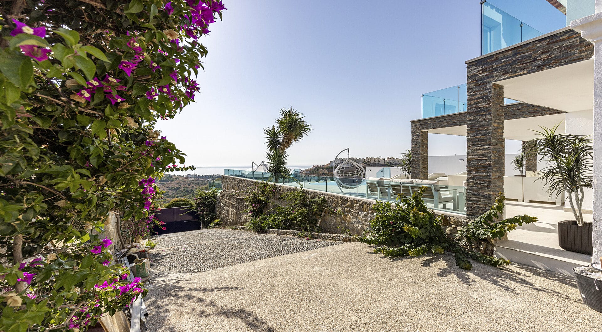 Modern Mediterranean Haven with Infinity Pool &amp; Impressive Panoramic Views