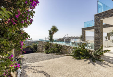 Modern Mediterranean Haven with Infinity Pool &amp; Impressive Panoramic Views