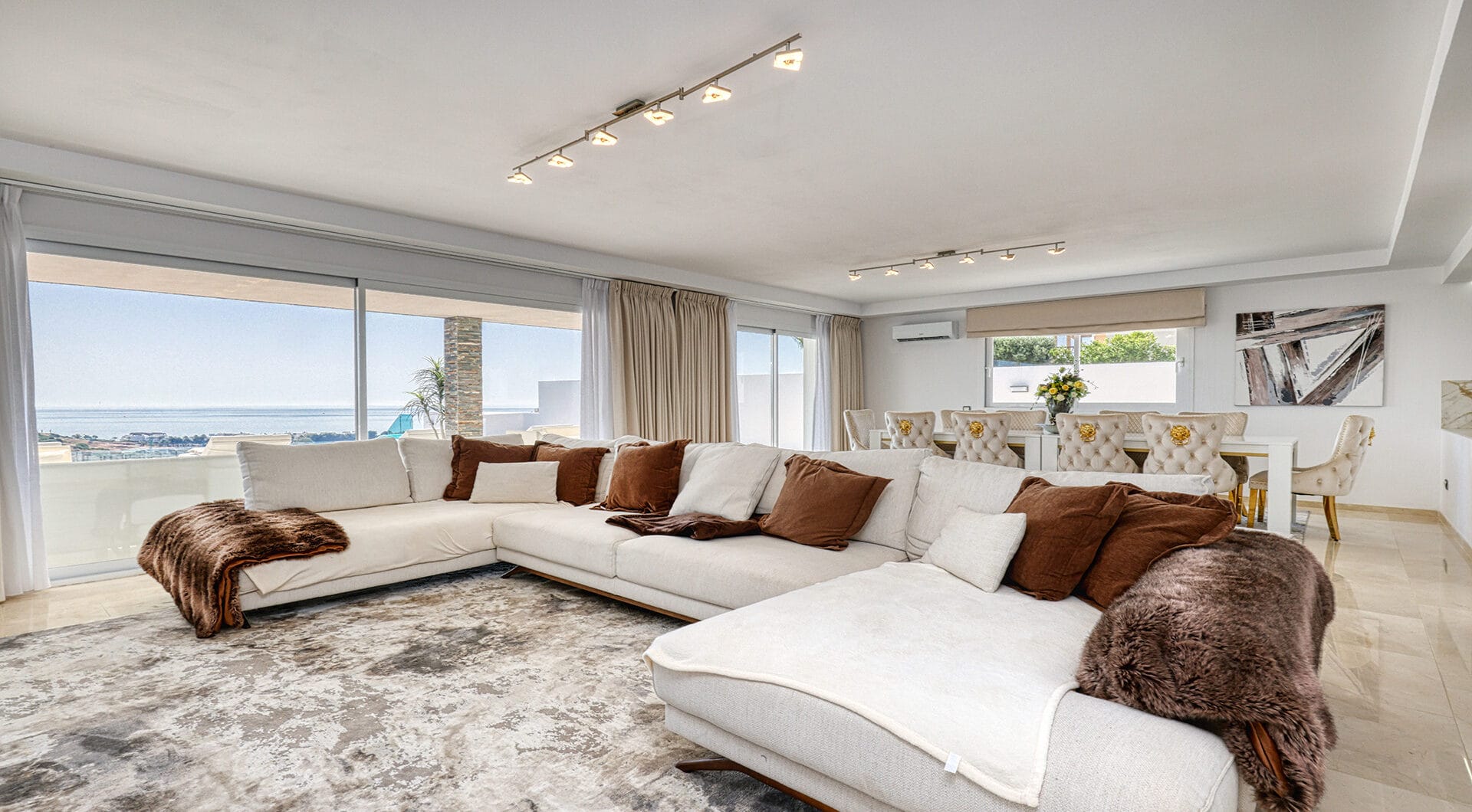 Modern Mediterranean Haven with Infinity Pool &amp; Impressive Panoramic Views