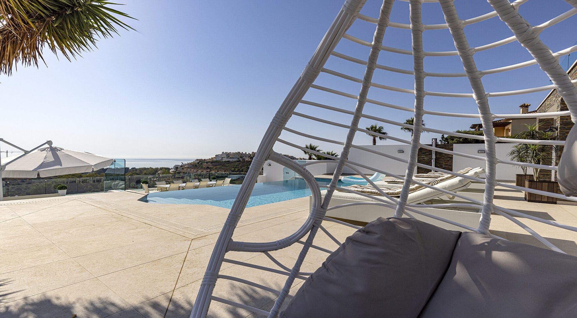 Modern Mediterranean Haven with Infinity Pool &amp; Impressive Panoramic Views