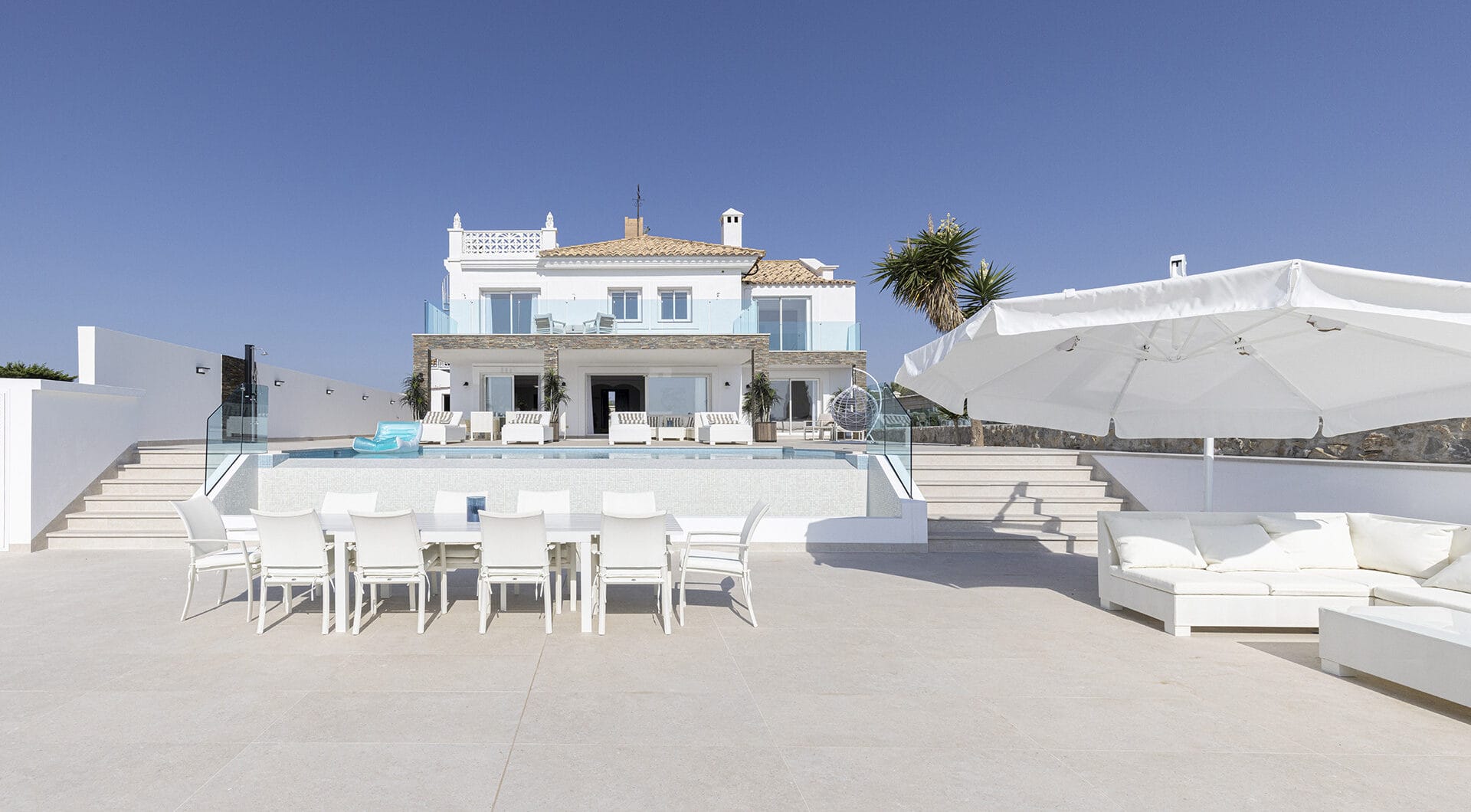 Modern Mediterranean Haven with Infinity Pool &amp; Impressive Panoramic Views