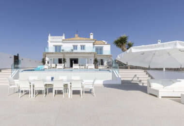 Modern Mediterranean Haven with Infinity Pool &amp; Impressive Panoramic Views