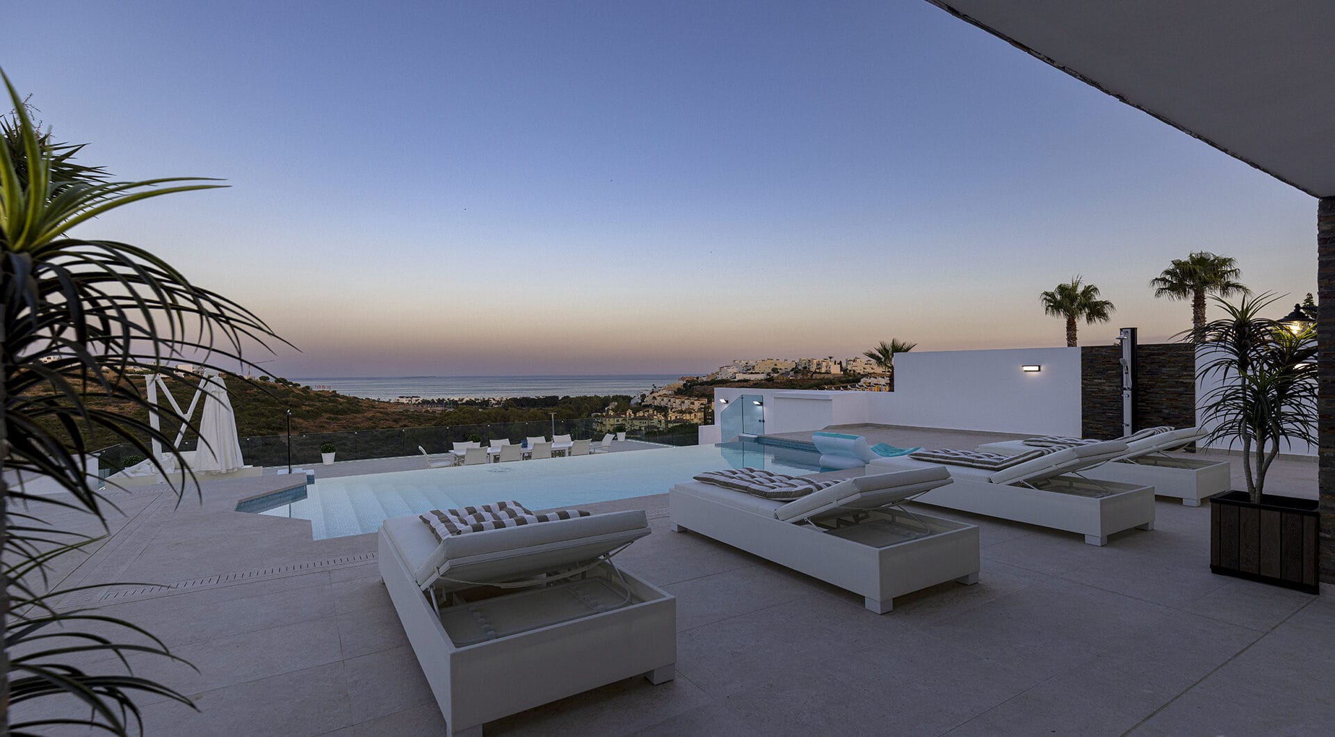 Modern Mediterranean Haven with Infinity Pool &amp; Impressive Panoramic Views