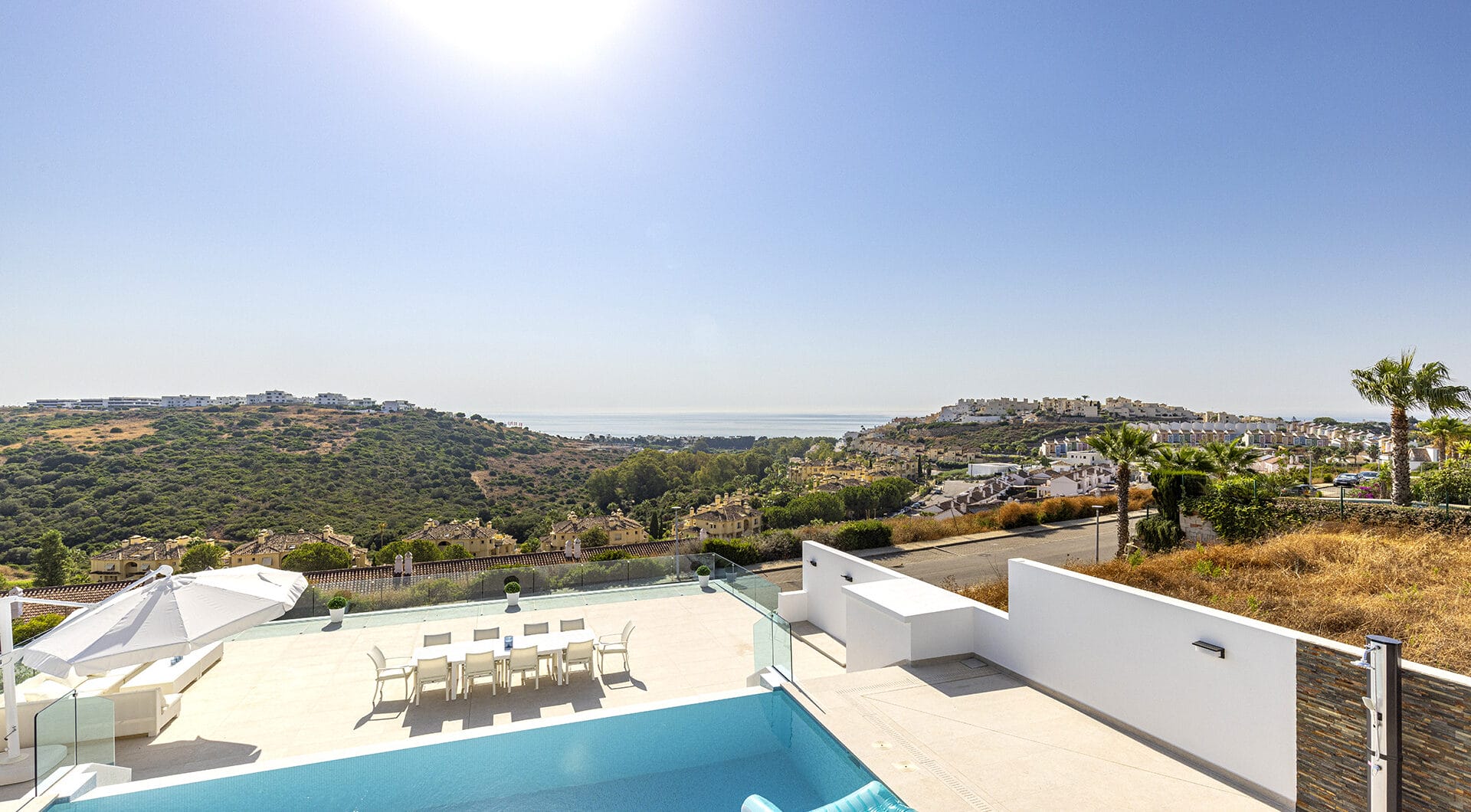 Modern Mediterranean Haven with Infinity Pool &amp; Impressive Panoramic Views