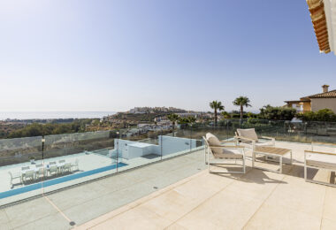 Modern Mediterranean Haven with Infinity Pool &amp; Impressive Panoramic Views