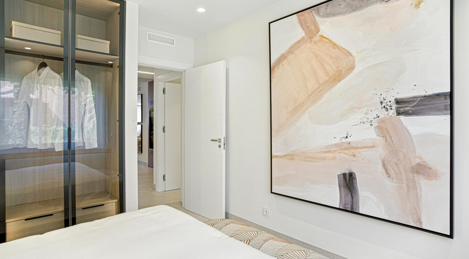 Impeccably renovated, south facing beach front, garden apartment located in the exclusive Menara Beach community on the sought-after New Golden Mile