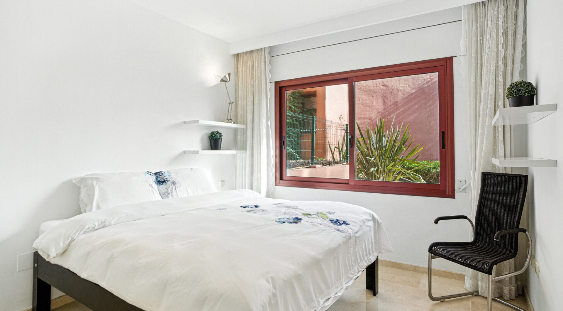 Immaculate three bedroom west facing ground floor apartment in the prestigious and gated beachfront community Menara Beach