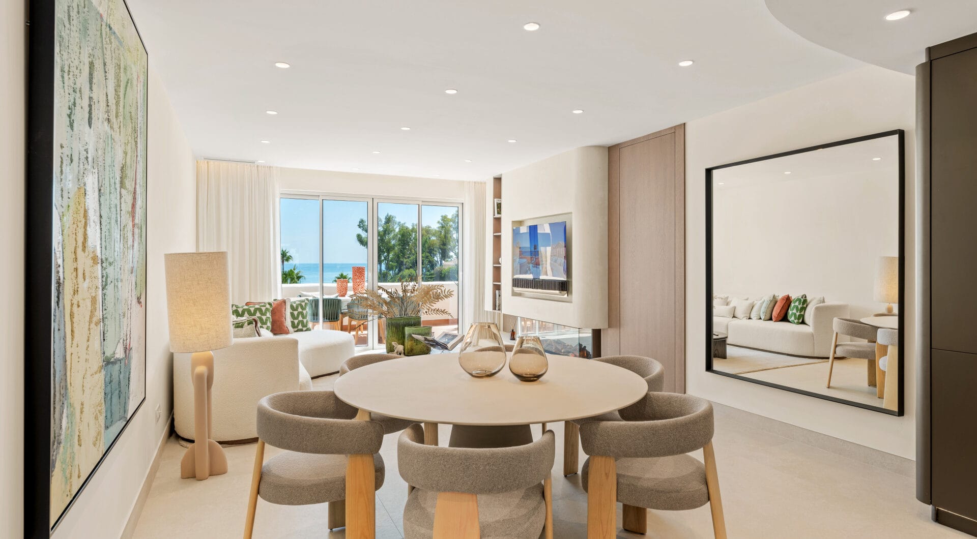 Stunning south-facing three bedroom penthouse located in the exclusive gated community of Bahia Del Velerin, Estepona.