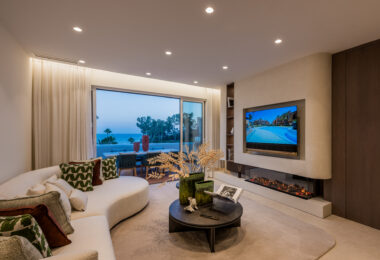 Stunning south-facing three bedroom penthouse located in the exclusive gated community of Bahia Del Velerin, Estepona.
