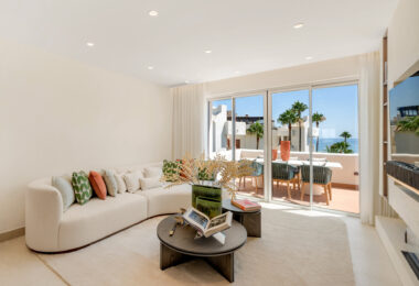 Stunning south-facing three bedroom penthouse located in the exclusive gated community of Bahia Del Velerin, Estepona.