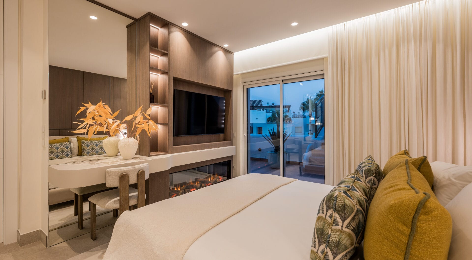 Stunning south-facing three bedroom penthouse located in the exclusive gated community of Bahia Del Velerin, Estepona.
