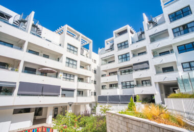 Beautiful south facing, three bed apartment located in the gated community of Estepona Gardens