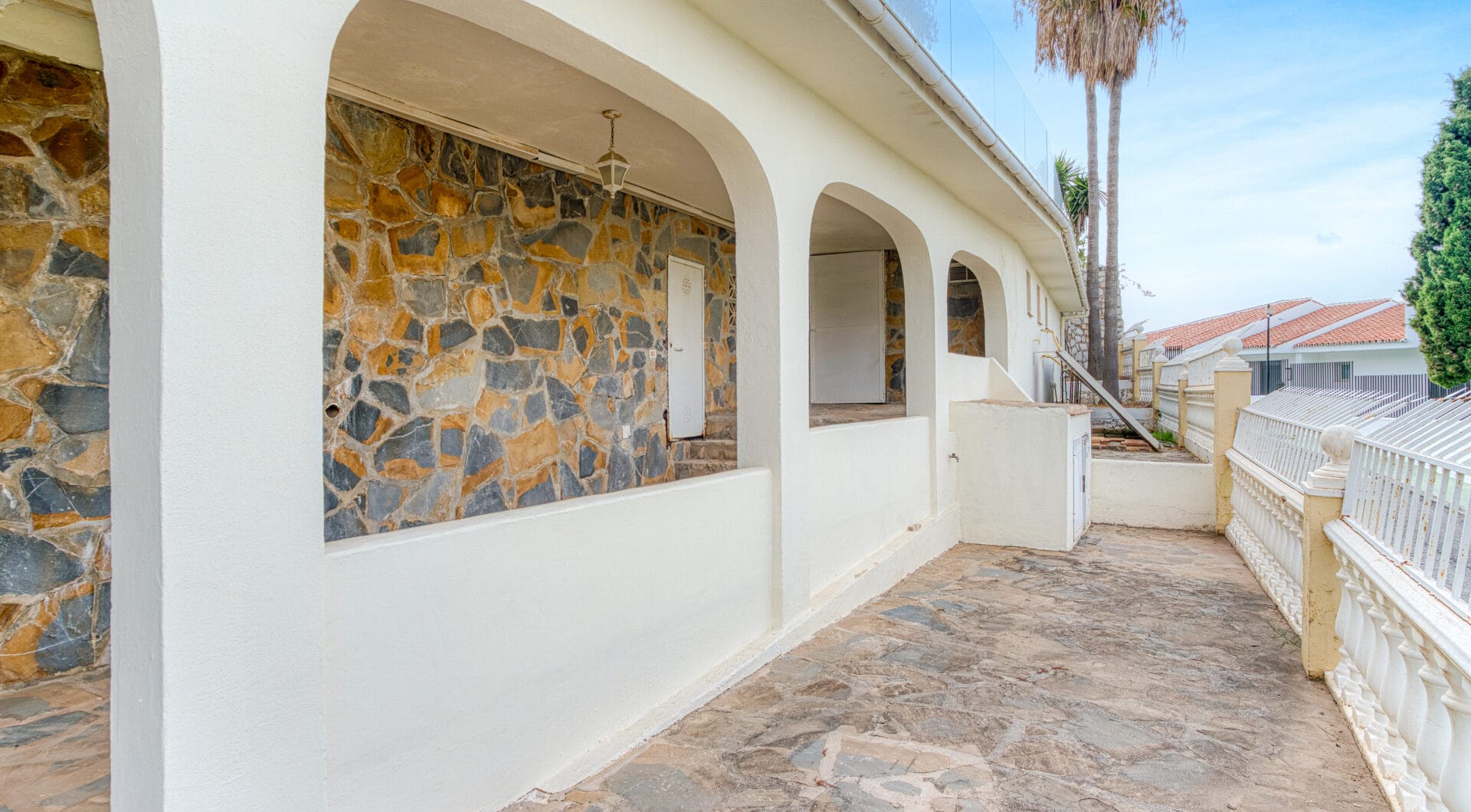 Spectacular south facing five bedroom villa in El Chaparral, Mijas Costa with panoramic sea views