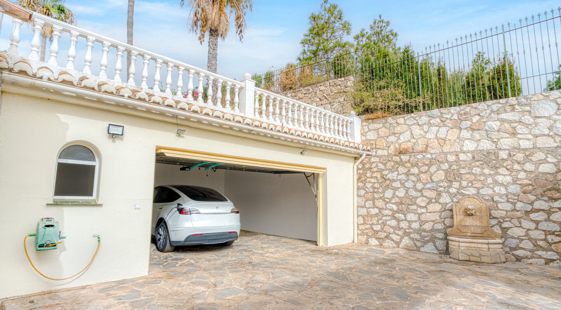 Spectacular south facing five bedroom villa in El Chaparral, Mijas Costa with panoramic sea views