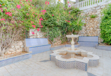 Spectacular south facing five bedroom villa in El Chaparral, Mijas Costa with panoramic sea views
