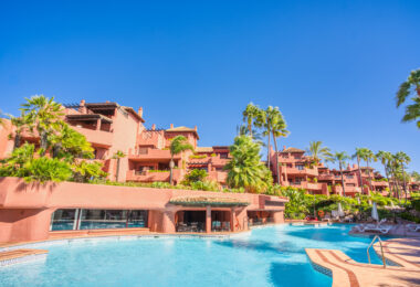 Impressive three bedroom south facing duplex penthouse in the prestigious and gated beachfront community Menara Beach with sea views