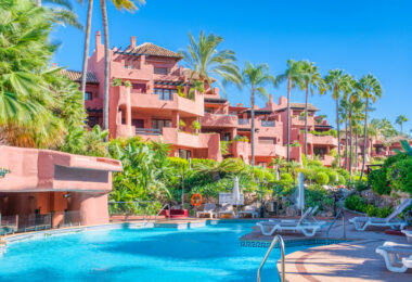 Impressive three bedroom south facing duplex penthouse in the prestigious and gated beachfront community Menara Beach with sea views