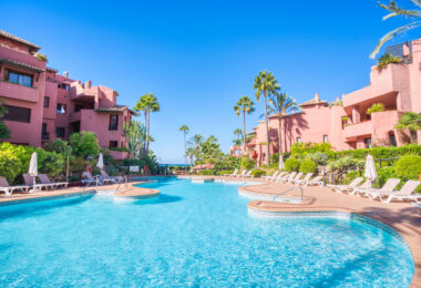Impressive three bedroom south facing duplex penthouse in the prestigious and gated beachfront community Menara Beach with sea views