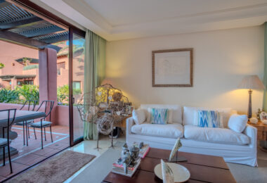 Impressive three bedroom south facing duplex penthouse in the prestigious and gated beachfront community Menara Beach with sea views
