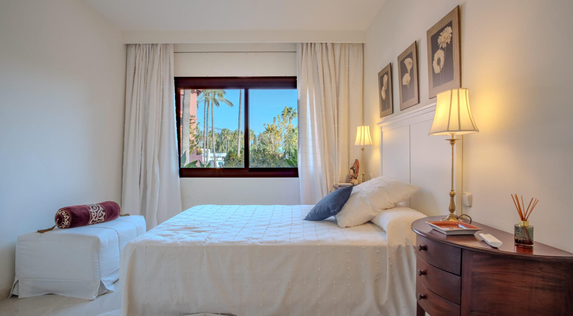 Impressive three bedroom south facing duplex penthouse in the prestigious and gated beachfront community Menara Beach with sea views