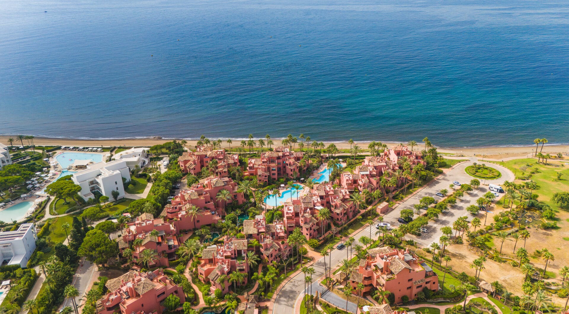 Impressive three bedroom south facing duplex penthouse in the prestigious and gated beachfront community Menara Beach with sea views