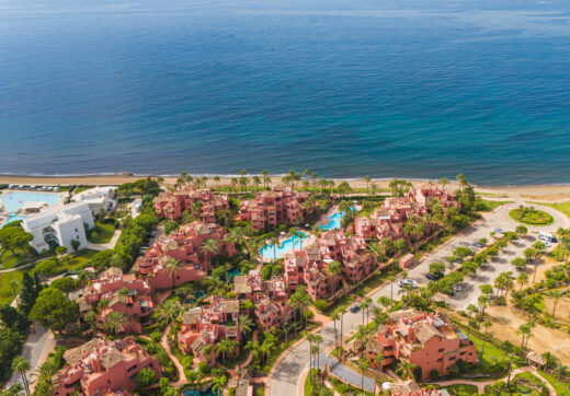 Impressive three bedroom south facing duplex penthouse in the prestigious and gated beachfront community Menara Beach with sea views