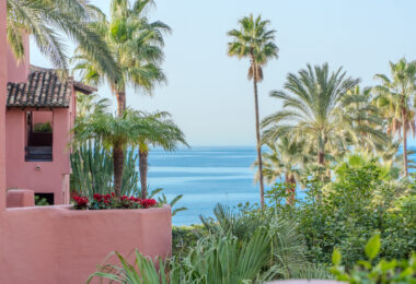 Impressive three bedroom south facing duplex penthouse in the prestigious and gated beachfront community Menara Beach with sea views