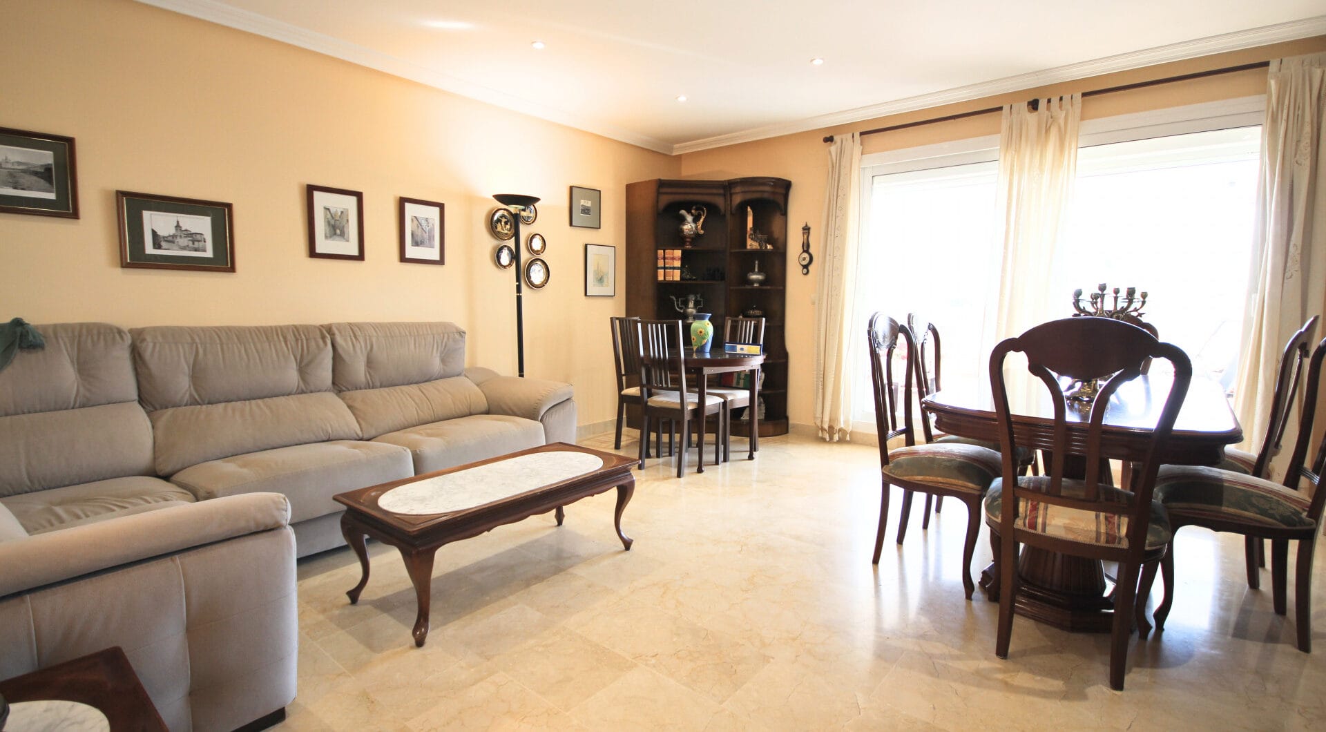 Spacious 3-Bedroom Apartment with Three Terraces, Sea Views, Double Garage &amp; Storage