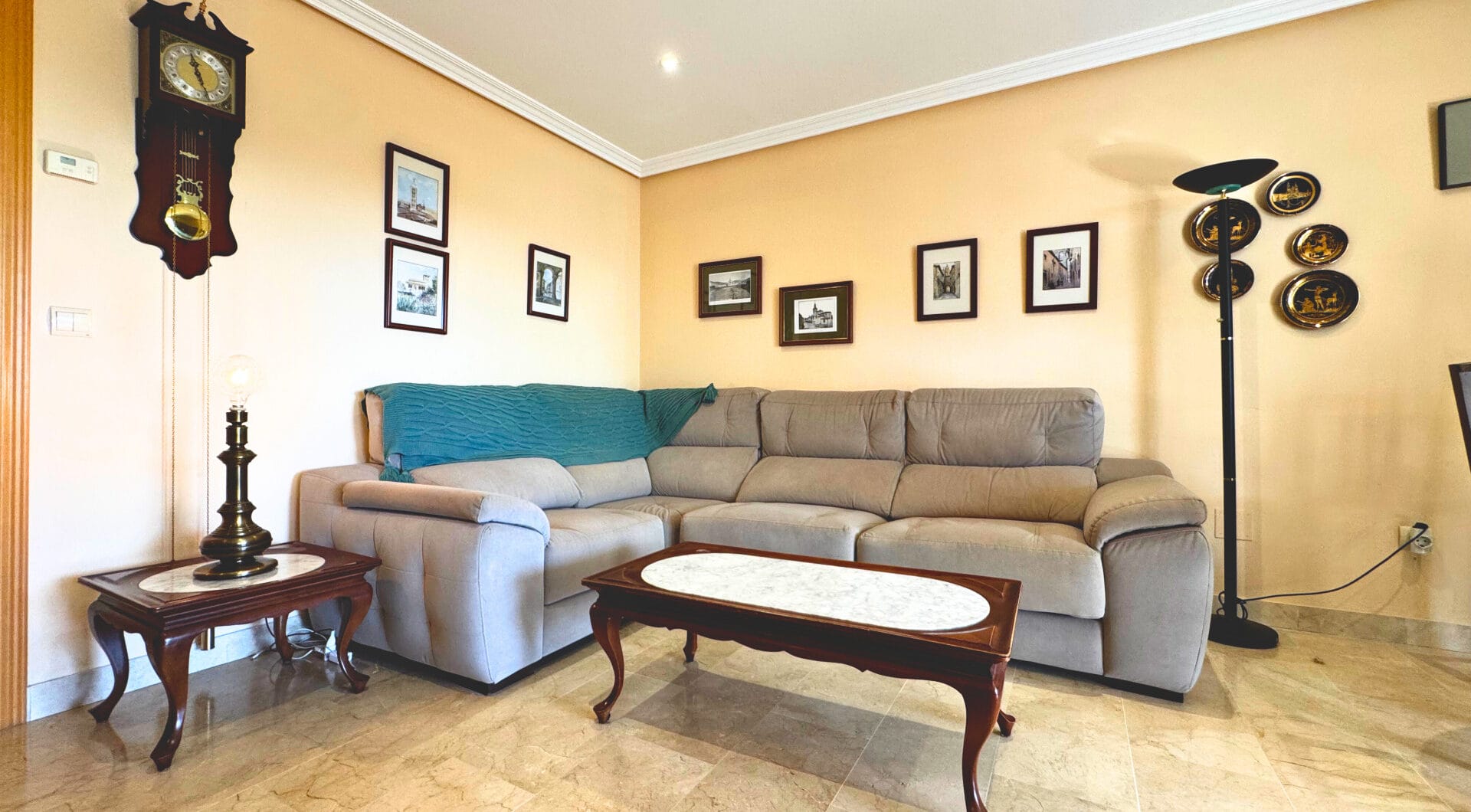 Spacious 3-Bedroom Apartment with Three Terraces, Sea Views, Double Garage &amp; Storage