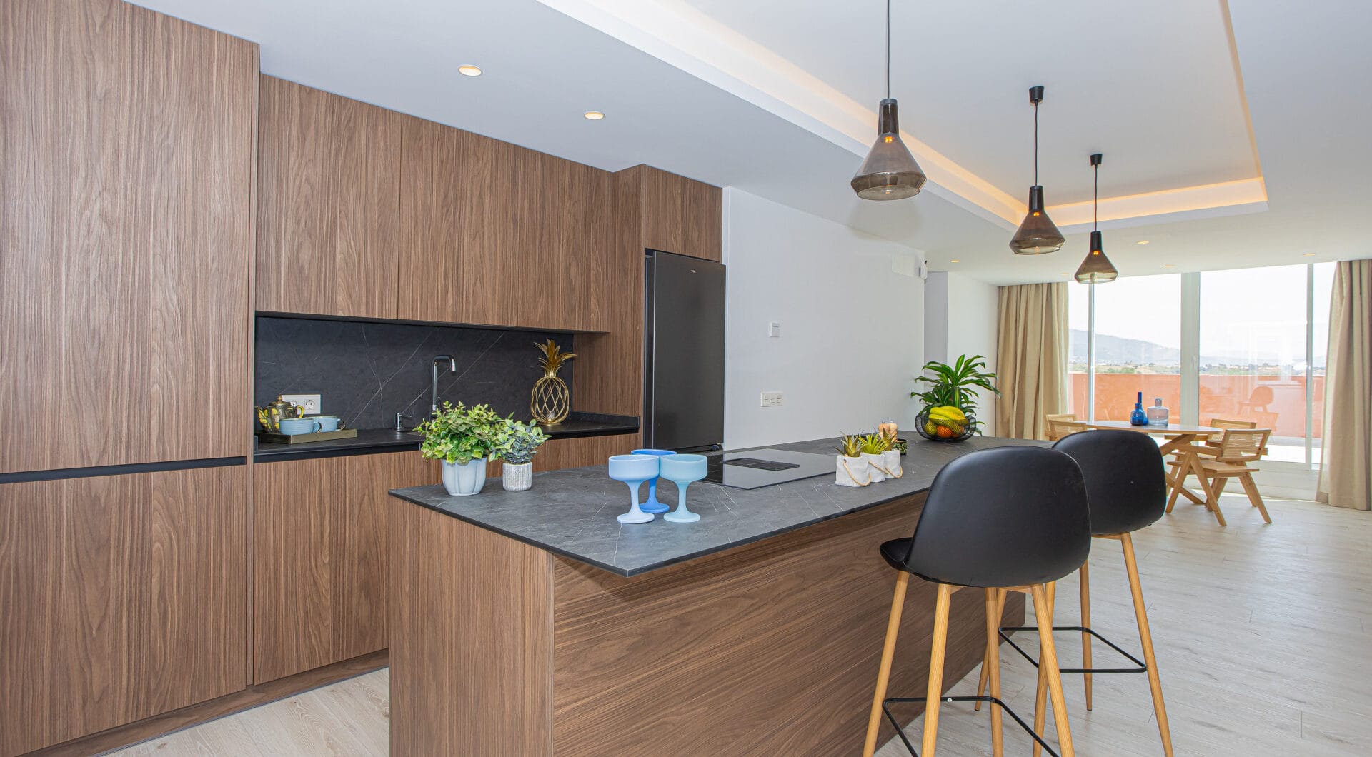 Renovated apartment with terrace and views, minutes from the beach in San Pedro.