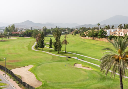 Frontline Golf Duplex Penthouse with Mountain Views in Guadalmina Alta