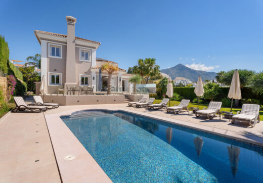 Exquisite Six-Bedroom Luxury Villa in the Golf Valley of Nueva Andalucia, Marbella