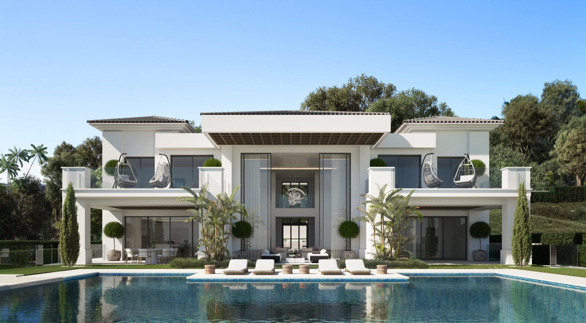 Exquisite New Frontline Golf Villa Project in Los Flamingos, Benahavis