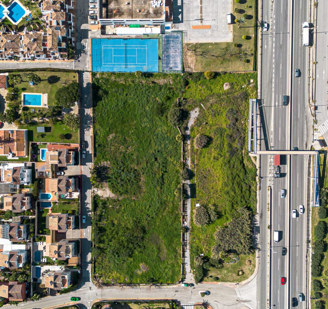 Plot in Cancelada for 10 villas