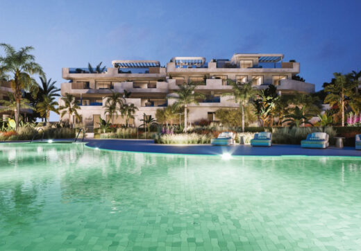 Idyllic, comfort living in modern apartments in Estepona Golf