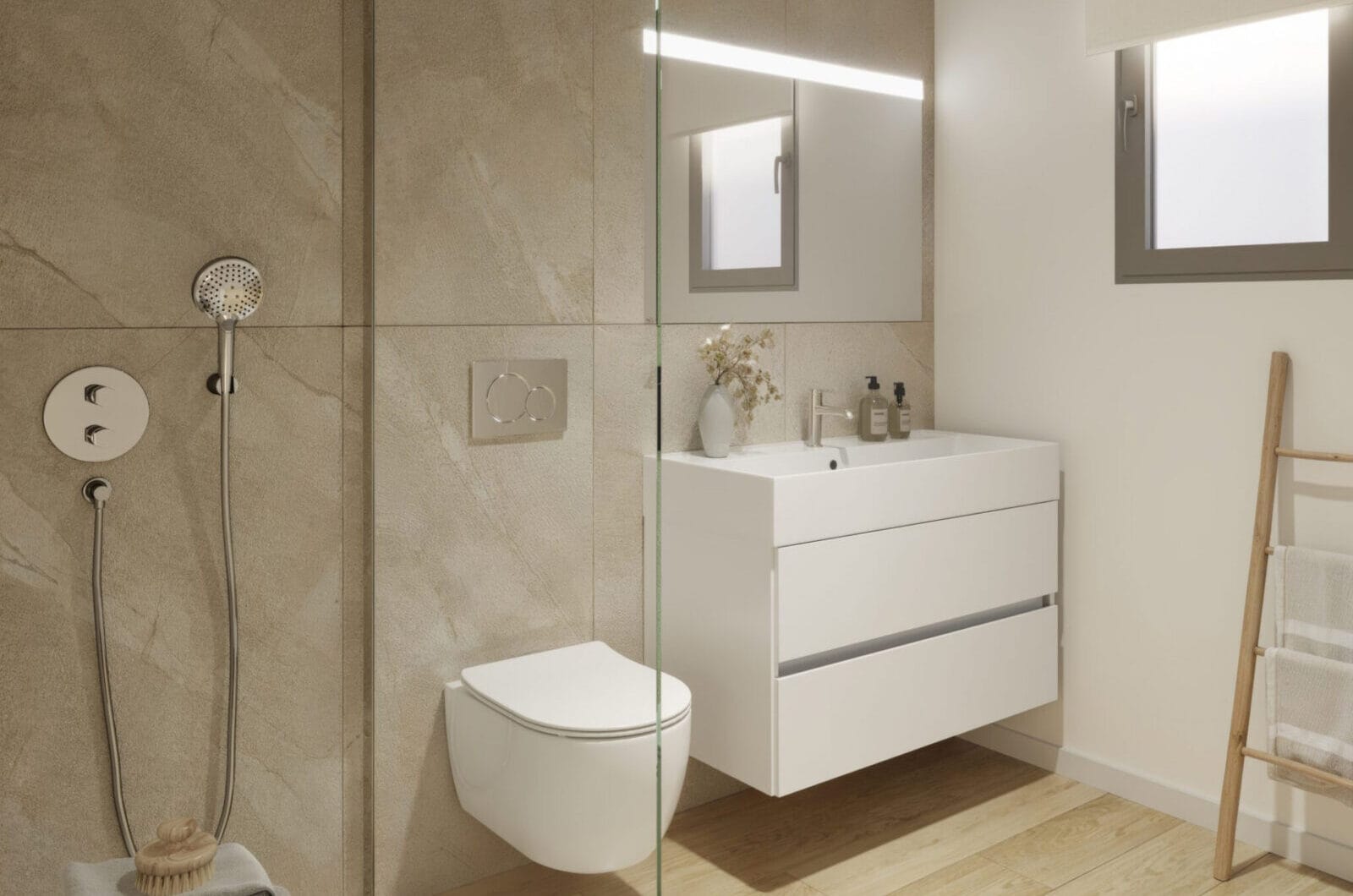 Zinnia, modern apartments in an urban setting with sea views in San Pedro de Alcántara.