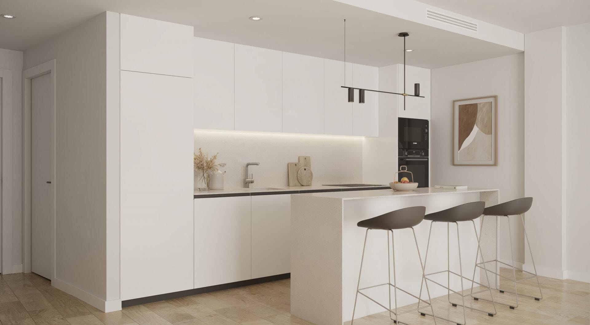 Zinnia, modern apartments in an urban setting with sea views in San Pedro de Alcántara.