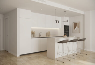 Zinnia, modern apartments in an urban setting with sea views in San Pedro de Alcántara.