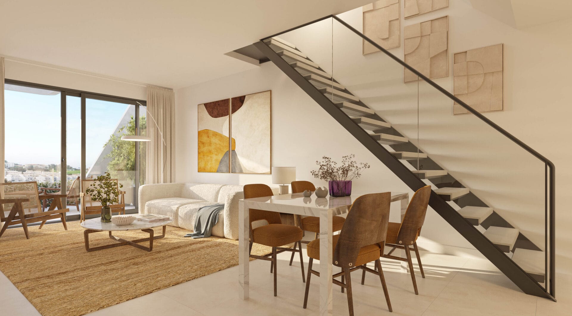 Bahía, luxury residences integrated in Nature by the golf in Mijas