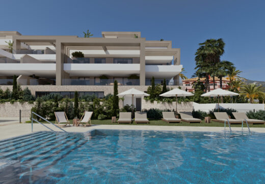 Las Mesas Infinity Homes, exceptional sea views in apartments and penthouses in Estepona.